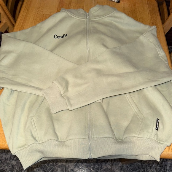Worn Once Viral SOLD OUT Limited Ed Green Tea Matcha Comfrt Cloud Zip Hoodie S - Picture 5 of 9